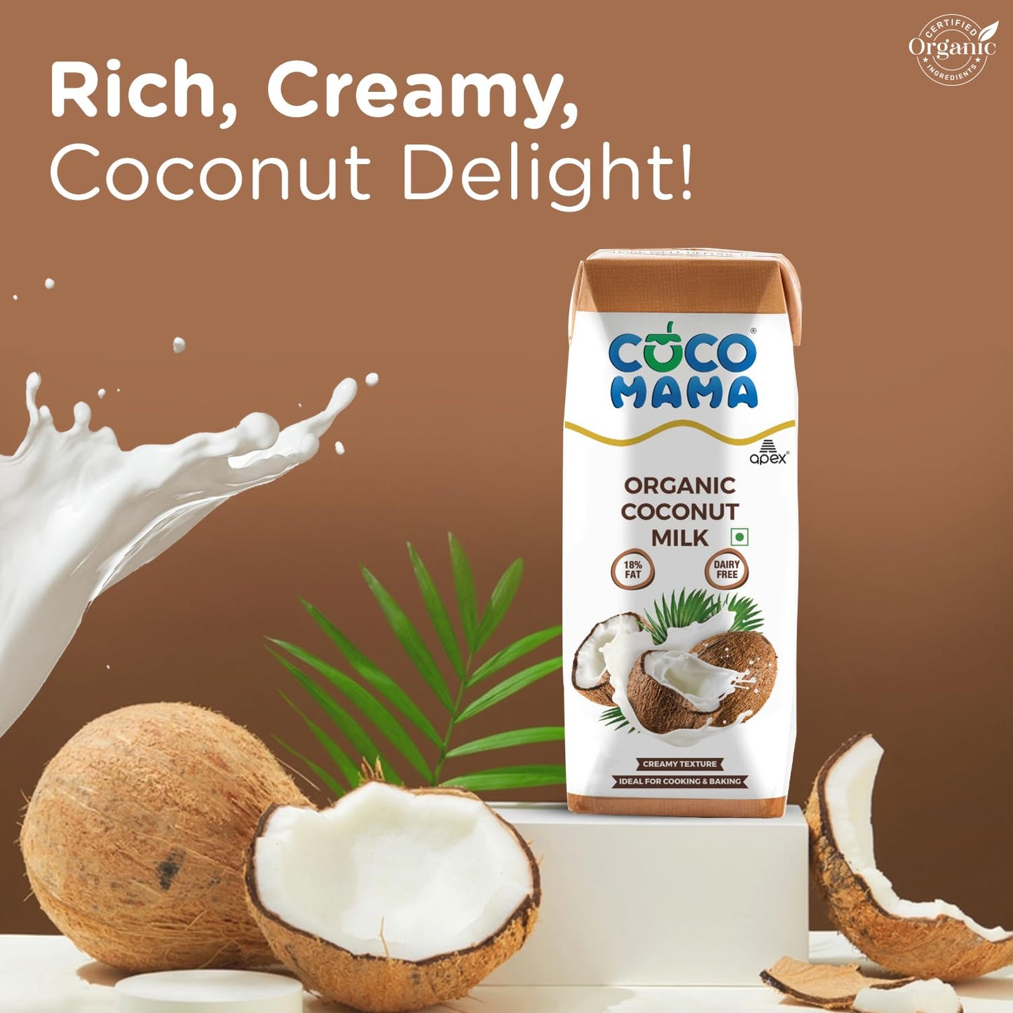 COCO MAMA - ORGANIC COCONUT MILK 250ML