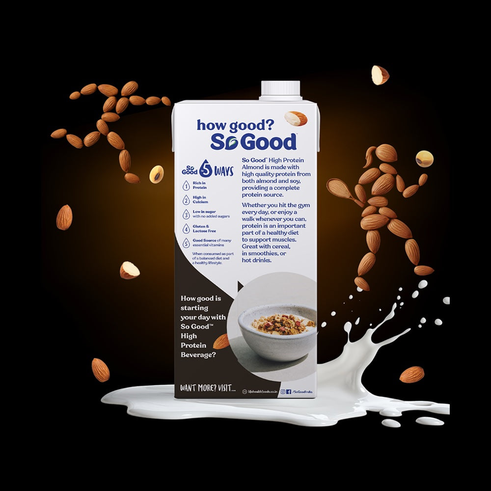 SO GOOD - HIGH PROTEIN ALMOND 1 LTR