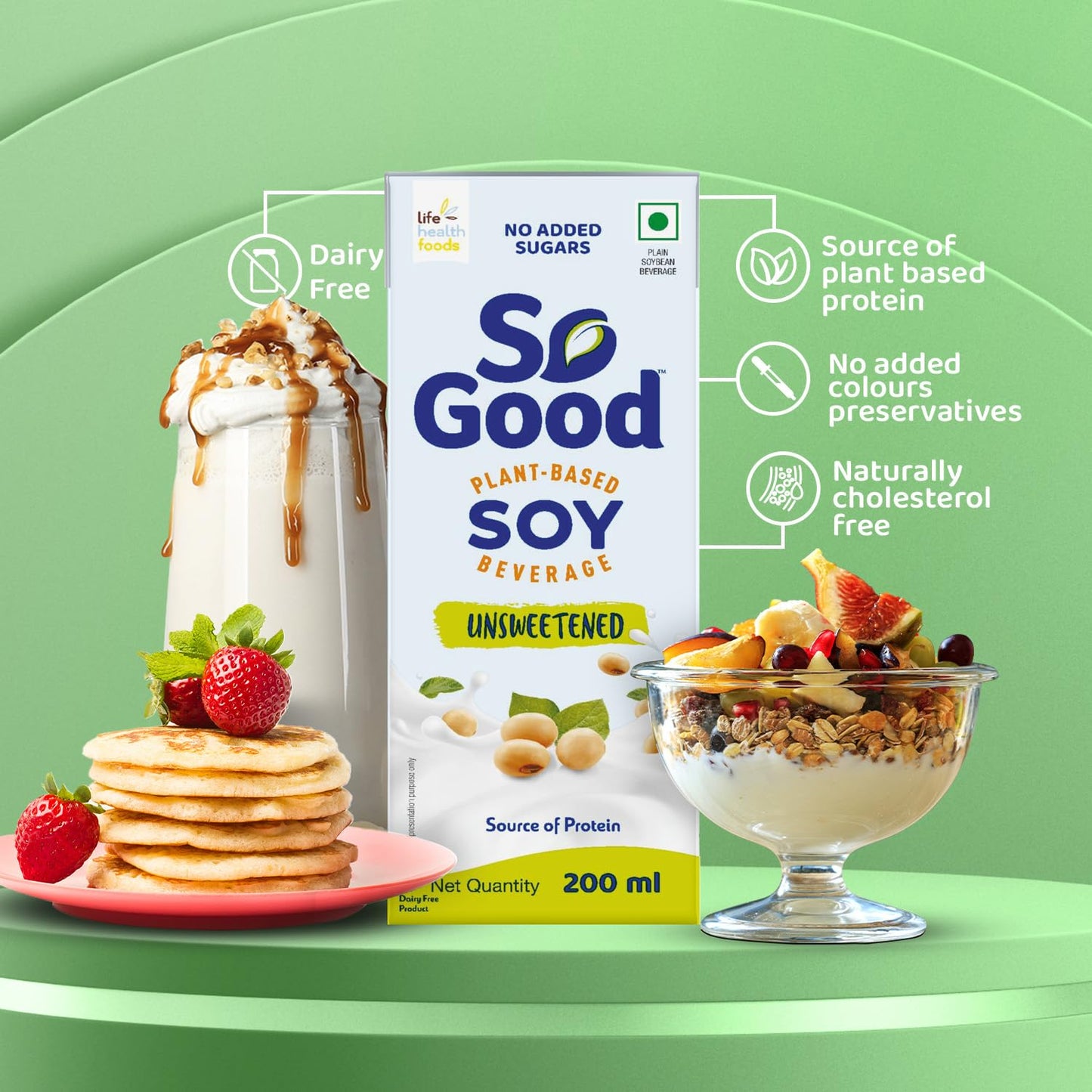 SOGOOD Soy Beverage Unsweetened 200ml
