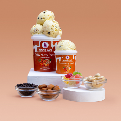 Fruit and Nut Ice-cream